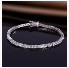 4.00 CTW AGI Certified Lab-Grown Diamond (G/VS) Tennis Bracelet in Choice of 14K White or Yellow Gold